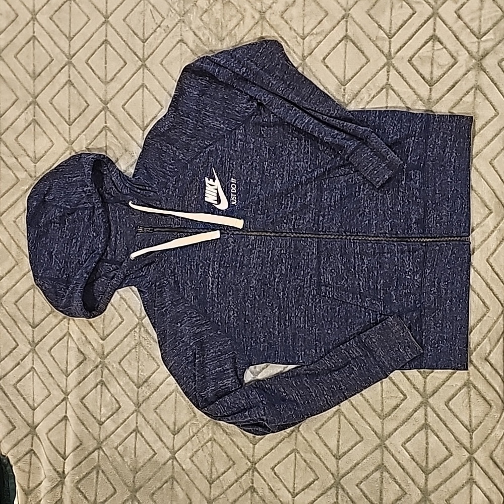 Nike Vintage Gym Full Zip Hoodie Sz M